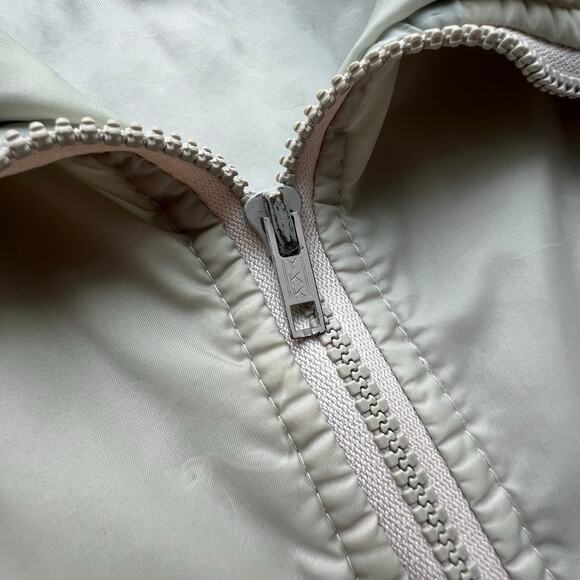 True Vintage 70s Snuggler Skiwear Ski Jacket Nylon Puffer Varisty Stripe Gray - Picture 6 of 16